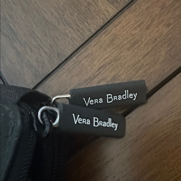 Vera Bradley EUC Black Nylon All-In-One Clutch Wallet (has D-rings for strap) - Picture 10 of 12